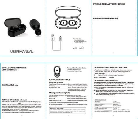 247 Life Bluetooth Earbuds Manual