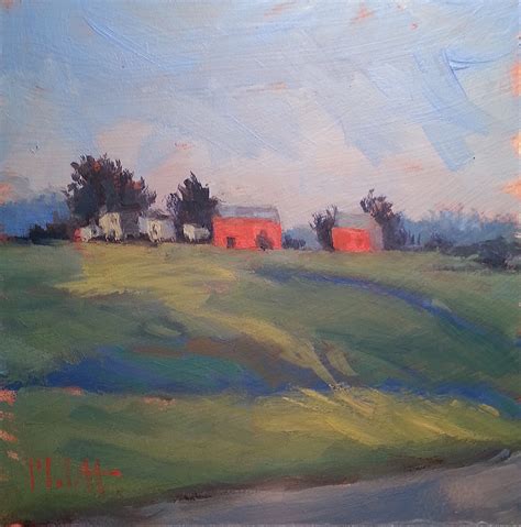 Painting Daily Heidi Malott Original Art Impressionism Rural Landscape