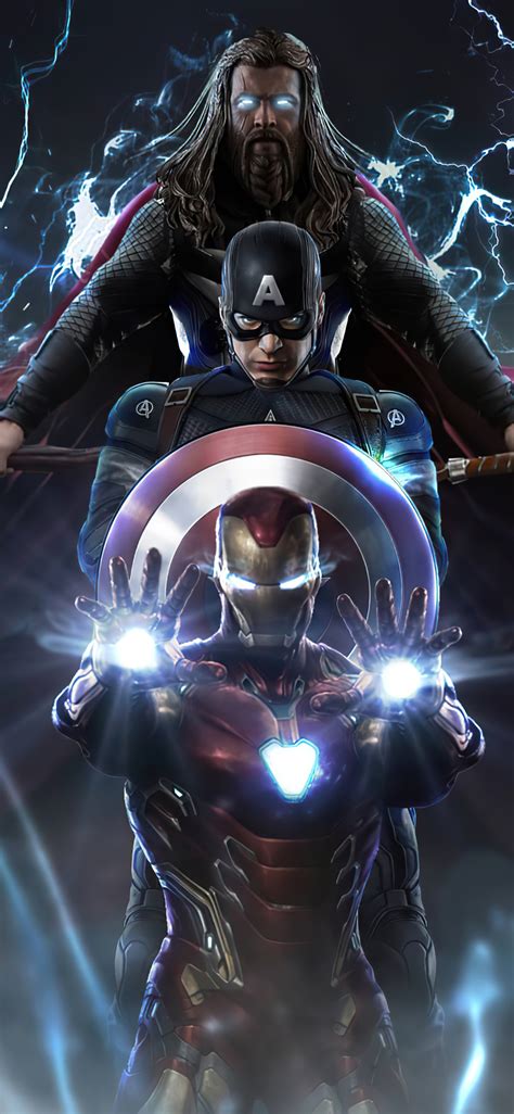 1125x2436 Thor And Captain America 4k Iphone Xsiphone 10iphone X Hd