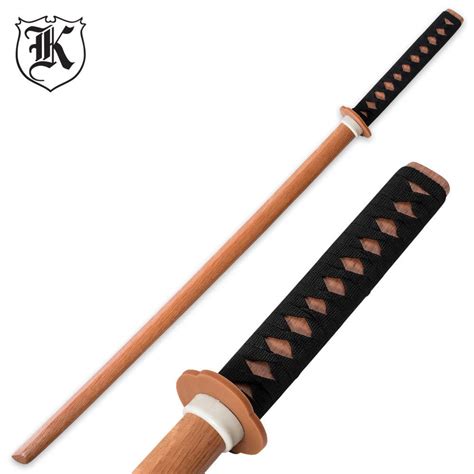 Natural Wooden Daito Bokken Practice Katana Sword Kennesaw Cutlery