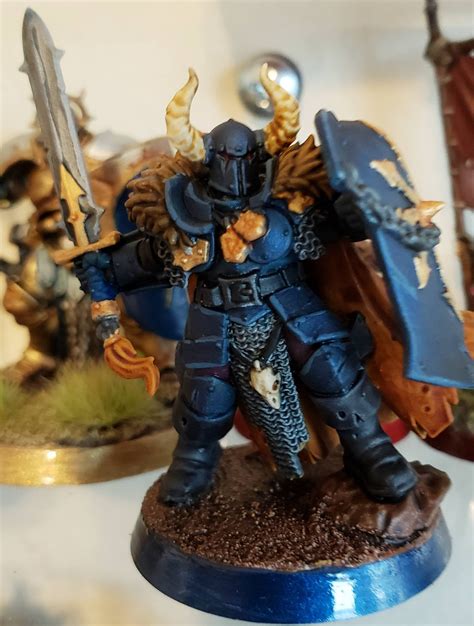 My First Chaos Warrior Tinted Blue For The Lord Of Change Ageofsigmar