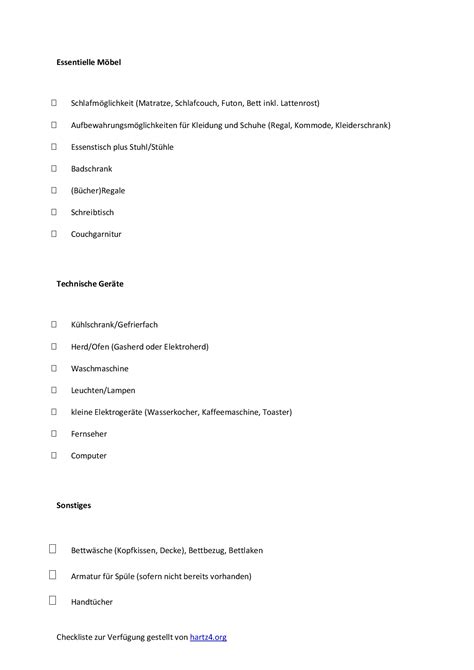 Copyright erstausstattung baby checkliste pdf. Hartz-4-Antrag: Muster für alle Belange | Hartz IV & ALG 2