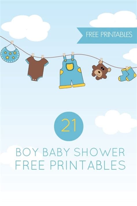 21 Free Boy Baby Shower Printables Spaceships And Laser Beams