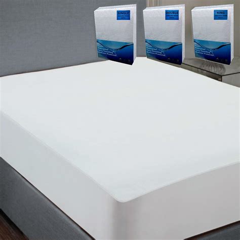 waterproof terry towel mattress protector fitted bed sheet cover topper bedding ebay