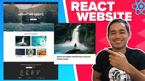 React Website Tutorial Beginner React JS Project Fully Responsive YouTube