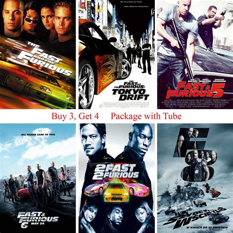 Tokyo drift starring lucas black, zachery ty bryan. Fast and Furious Posters High Definition Movie Wall ...