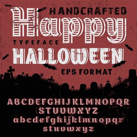 Happy Halloween Typeface Stock Vector Image By ©bowxwod 135127924