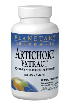 Artichoke Extract - Trawienie & enzymy Planetary Herbals Artichoke Extract