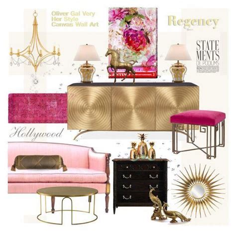 Hollywood Regency Her Style By Esch103 Liked On Polyvore Featuring