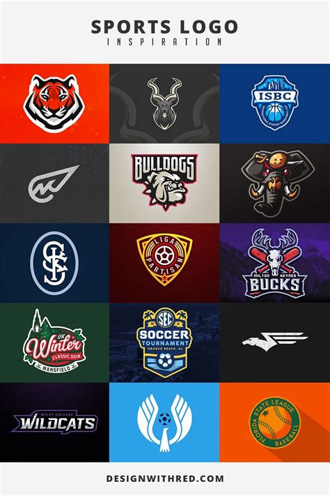 53 Sports Logo Design Inspiration Design With Red Logo Design