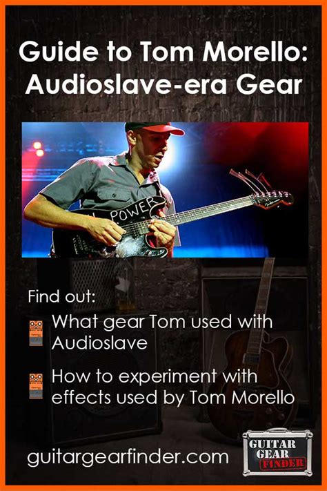 Tom Morello Guitar Gear Rig Audioslave Guitar Gear Finder
