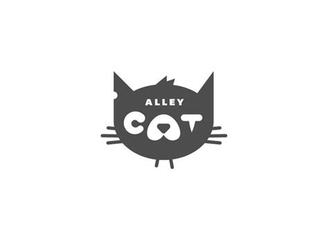 Alley Cat Logo Published By Maan Ali Cat Graphic Design Animal Logo