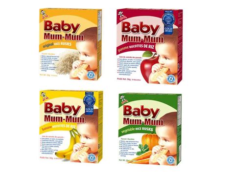 Baby Mum Mum Baby Rice Crackers Oem Available China Baby Melts And