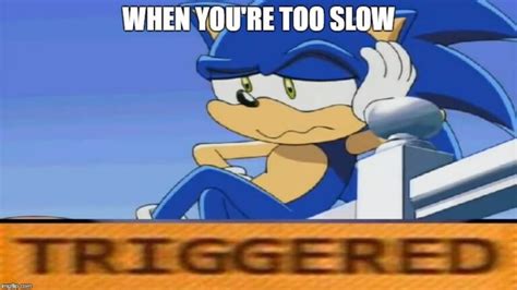 Youre Too Slow Catch Up With This Sonic The Hedgehog Meme