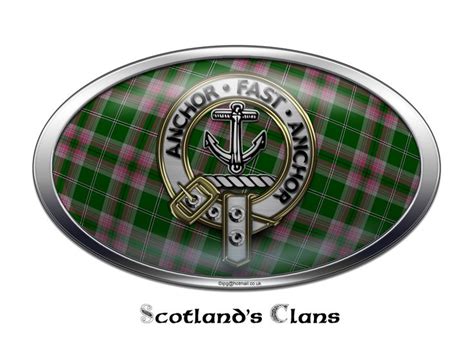 Gray Clan Crest And Tartan Skotland