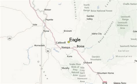 Eagle Idaho Zip Code Map United States Map