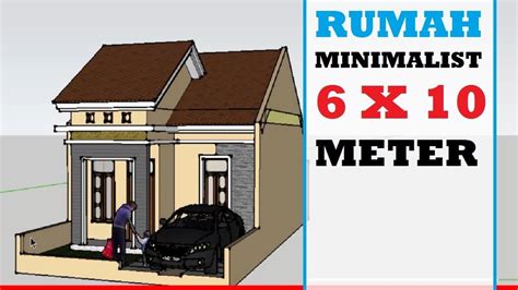 Denah desain rumah 6×10 minimalis. 60 Macam Desain Denah Rumah Minimalis Sederhana 6 X 10 ...