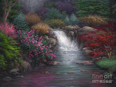 Garden Spring Painting By Chuck Pinson Fine Art America