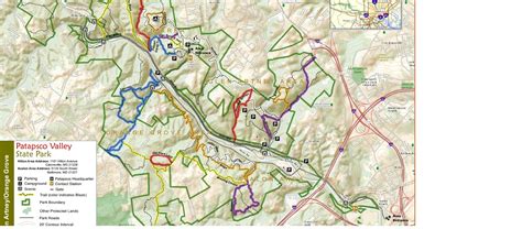 The Dirty Tire Patapsco Trail Map