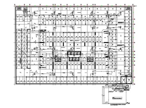 Commercial Building Floor Plan Free Cad File Download Cadbull
