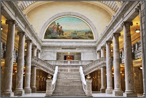 Utah State Capitol Interior Shot Of The Utah Capitol Build Flickr