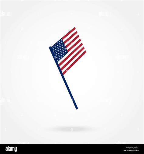 American Flag Vector Illustration Stock Vector Image And Art Alamy