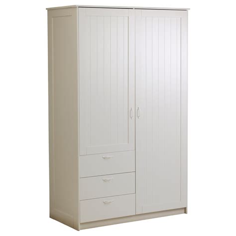 15 Collection Of White Cheap Wardrobes