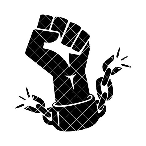wall hangings black power fist chains svg black lives matter svg svg files for cricut silhouette