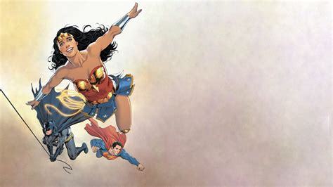 Download 1920x1080 Wallpaper Minimal Superman Batman Wonder Woman Full Hd Hdtv Fhd 1080p