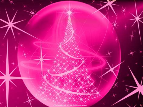 45 Pink Christmas Tree Wallpaper