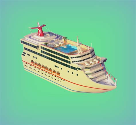 Boat Ship Cruise 3d Model