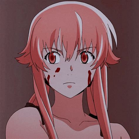 ᝰ 𝗬𝘂𝗻𝗼 𝗚𝗮𝘀𝗮𝗶 Yuno Gasai Anime Mirai Nikki Yandere Anime