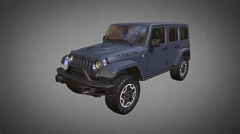 Jeep Wrangler Rubicon 3D Model By Glenda Studio 3D Outsourcing