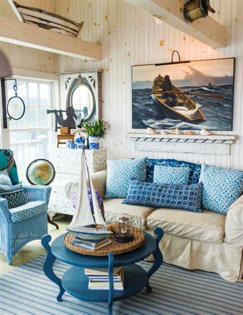Rustic Maine Seaside Cottage Interiors Coastal Decor Ideas And