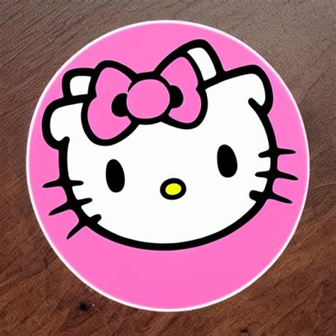 Hello Kitty Emoji Sticker Arthubai