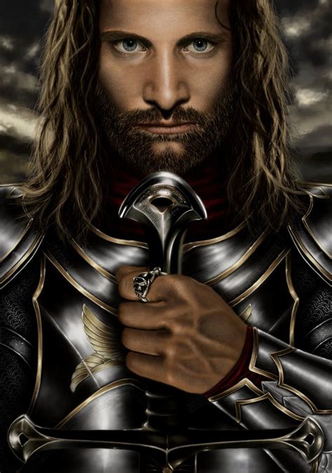 Aragorn Fan Art By Mirela Waterlander 2d Cgsociety The Hobbit