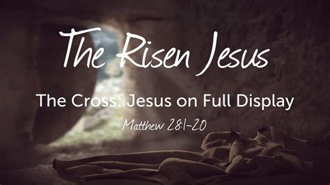 brbc sunday worship easter the risen jesus matthew 28 1 20 april 9 2023 asl youtube