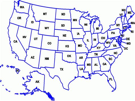 Interactive Blank Map Of Us Usa Highlighted Elegant P