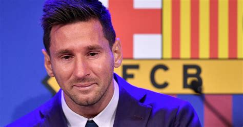 Soccer Star Lionel Messi Bids Emotional Farewell To Barcelona Club