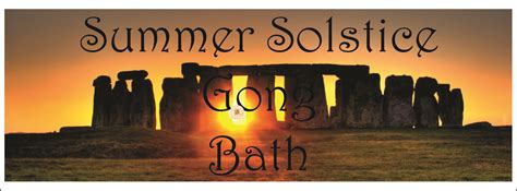 Summer Solstice Loughborough Gong Bath Sacred Sounds