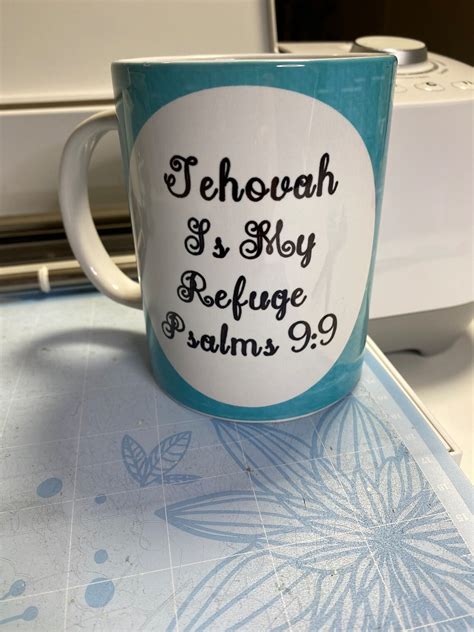 Psalms Jehovah Is My Refuge Coffee Mug Etsy