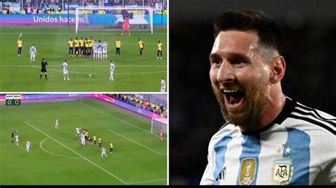 Lionel Messi Shows His Magic Again By Scoring Stunning Late Free Kick