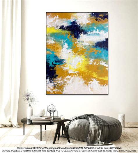 Original Abstract Painting Oversized Canvas Art Oversized Paintings