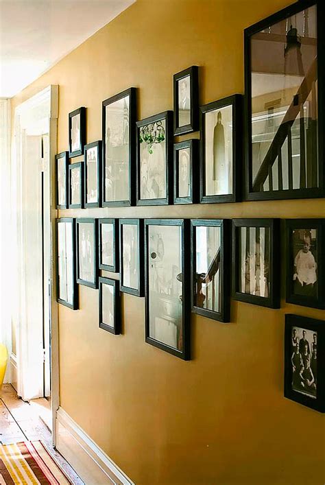 Family picture frame wall ideas. Family Photo Wall Display