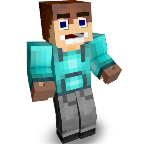 Depending on which skin you chose, your character can be a boy or girl, a fairy. FREE CLOSED Your skin in 3D with Cinema 4D like SkyDoesMinecraft's Thumbnails - Art Shops ...