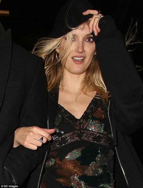 Lily Donaldson Worse For Wear On Leaving Brit Awards 2016 After Party