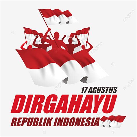 17 Agustus Dirgahayu Vektor Hari Kemerdekaan Indonesia Indonesia