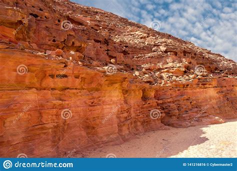 Coloured Canyon Is A Rock Formation On South Sinai Desert Rocks Of