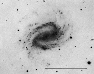 Imagem da galáxia ngc 2608 tirada pelo telescópio hubble. Revised Shapley-Ames Catalog of Bright Galaxies