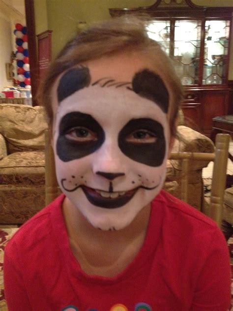Panda Face Paint Panda Face Painting Face Paint Face Painting